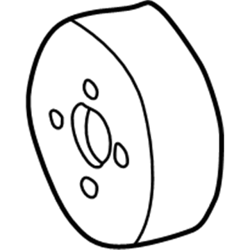 Mercedes-Benz ML500 Water Pump Pulley - 112-202-01-10