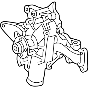 112-200-15-01-80 Mercedes-Benz Water Pump Assembly Illustration 1 of 1