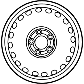 Mercedes-Benz C250 Spare Wheel - 204-400-03-02