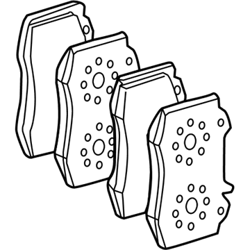 Mercedes-Benz G63 AMG Brake Pads - 000-420-72-05