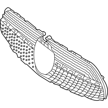 Mercedes-Benz E450 Grille - 213-888-52-00