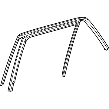 Mercedes-Benz ML400 Window Run - 166-735-26-00