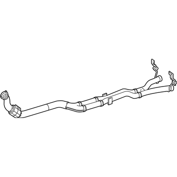 Mercedes-Benz E53 AMG Exhaust Pipe - 238-490-39-00