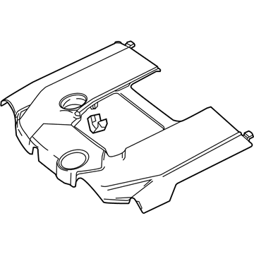 Mercedes-Benz S65 AMG Engine Cover - 279-010-34-00