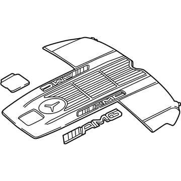 Mercedes-Benz S65 AMG Engine Cover - 279-010-00-67