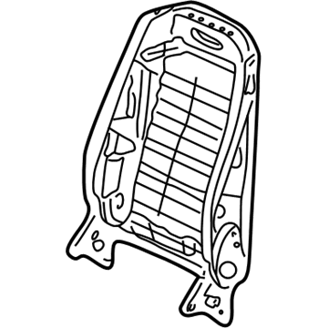 Mercedes-Benz 203-910-10-34 Seat Back Frame Mercedes-Benz 203-910-10-34 Seat Back Frame
