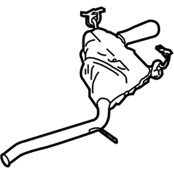 Mercedes-Benz R320 Exhaust Pipe - 251-490-98-01-64