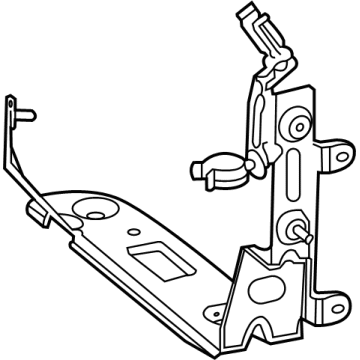Mercedes-Benz GLE53 AMG SUV Radiator Support - 167-501-66-02