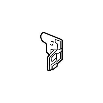 167-501-20-01 Mercedes-Benz Shut-Off Valve Bracket Illustration 1 of 1
