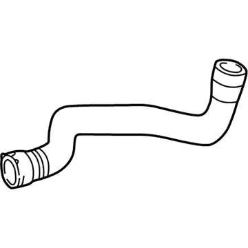 Mercedes-Benz 400SEL Coolant Reservoir Hose - 140-500-01-75