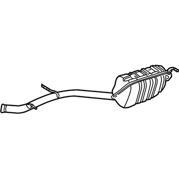 Mercedes-Benz CLS500 Exhaust Pipe - 219-490-00-21