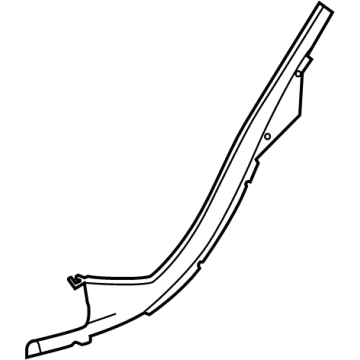 Mercedes-Benz C63 AMG S E Performance Pillar Panels - 206-690-48-00-9051