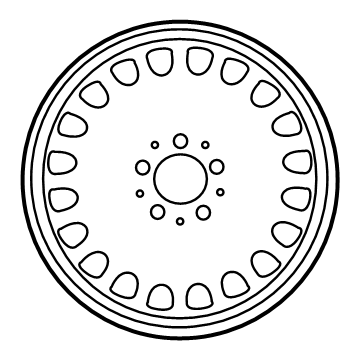 Mercedes-Benz Spare Wheel - 211-400-31-95