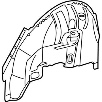 Mercedes-Benz CLK500 Wheelhouse - 209-610-04-76