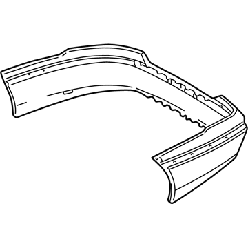 Mercedes-Benz S350 Bumper Cover - 220-885-05-25
