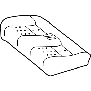 Mercedes-Benz Sprinter 2500 Seat Cushion - 000-950-72-21-9G66