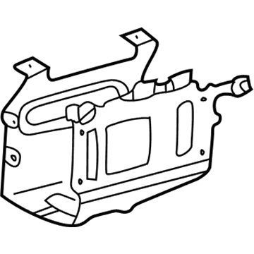 Mercedes-Benz 203-545-15-40 Amplifier Bracket Mercedes-Benz 203-545-15-40 Amplifier Bracket