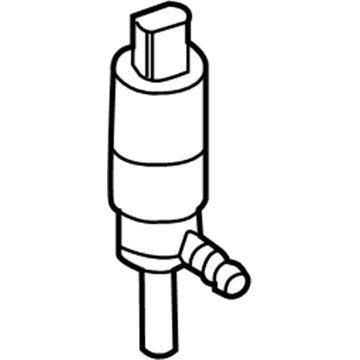 Mercedes-Benz ML320 Windshield Washer Pump - 164-869-02-21