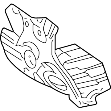 Mercedes-Benz 465-620-02-01 REINFORCEMENT SHEET METAL