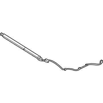 Mercedes-Benz EQS 580 Liftgate Lift Support - 297-890-02-00