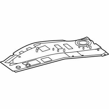 Mercedes-Benz SL63 AMG S E Performance Floor Pan - 232-610-88-01