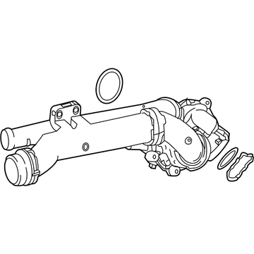 Mercedes-Benz C350e Coolant Reservoir Hose - 274-200-31-00