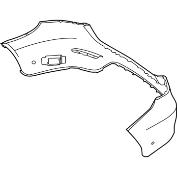 Mercedes-Benz GLC63 AMG Bumper Cover - 253-880-02-07-9999