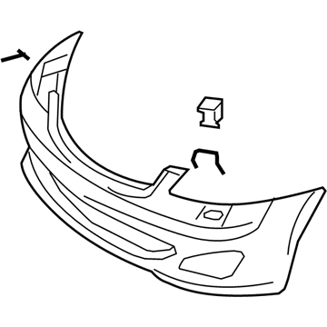 Mercedes-Benz S600 Bumper Cover - 221-880-11-40-9999