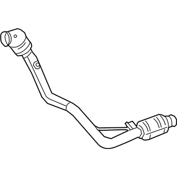 Mercedes-Benz G63 AMG Exhaust Pipe - 463-490-47-00