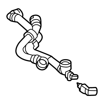 Mercedes-Benz EQE SUV AMG Coolant Pipe - 294-501-66-00-64