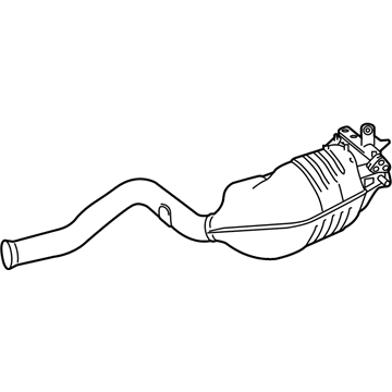 Mercedes-Benz C63 AMG S Exhaust Pipe - 205-490-04-35
