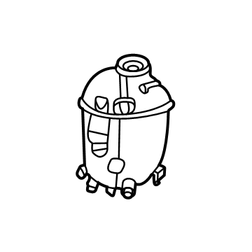 Mercedes-Benz S63 AMG E Performance Coolant Reservoir - 223-500-00-00