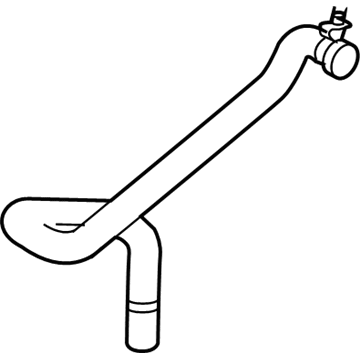 Mercedes-Benz E320 Heater Hose - 211-506-02-35