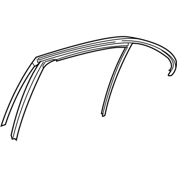 Mercedes-Benz C250 Window Run - 204-735-22-25