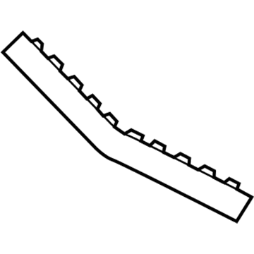 Mercedes-Benz 218-885-17-74 Center Molding 218-885-17-74 Mercedes-Benz Center Molding Illustration 1 of 1