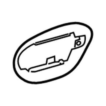 Mercedes-Benz R63 AMG Fuel Door - 251-757-01-06