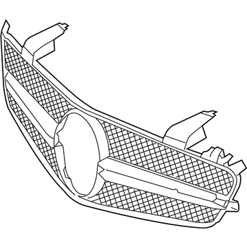 Mercedes-Benz SL400 Grille - 231-888-02-60