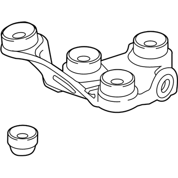 Mercedes-Benz 253-430-00-10 ABS Control Unit Bracket 253-430-00-10 Mercedes-Benz ABS Control Unit Bracket Illustration 1 of 1