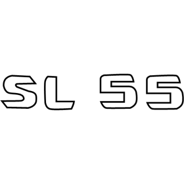 Mercedes-Benz SL63 AMG Emblem - 232-817-70-00