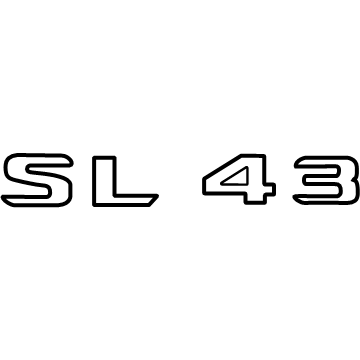 Mercedes-Benz SL55 AMG Emblem - 232-817-62-00