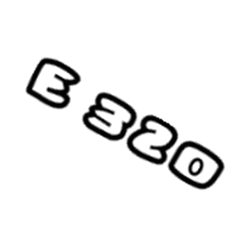 Mercedes-Benz E320 Emblem - 124-817-58-15