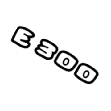 Mercedes-Benz 300E Emblem - 124-817-57-15