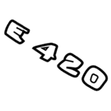 Mercedes-Benz E420 Emblem - 124-817-59-15