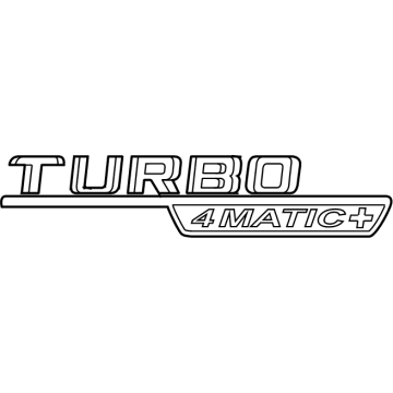 Mercedes-Benz GLA45 AMG Emblem - 177-817-79-00