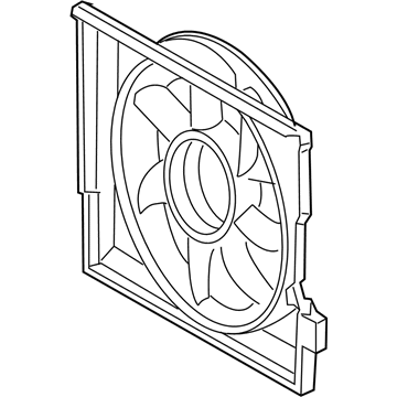 Mercedes-Benz E320 Fan Shroud - 211-505-05-55