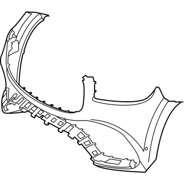 Mercedes-Benz GLS450 Bumper Cover - 167-885-94-05-9999