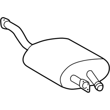 Mercedes-Benz G500 Exhaust Pipe - 463-490-54-01