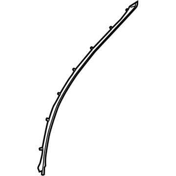 Mercedes-Benz S560e Door Seal - 222-730-10-78