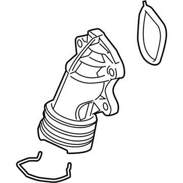 Mercedes-Benz E350 Coolant Reservoir Hose - 276-200-01-56