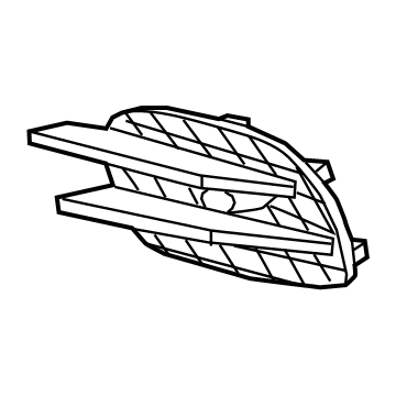 Mercedes-Benz S560e Grille - 222-885-72-00